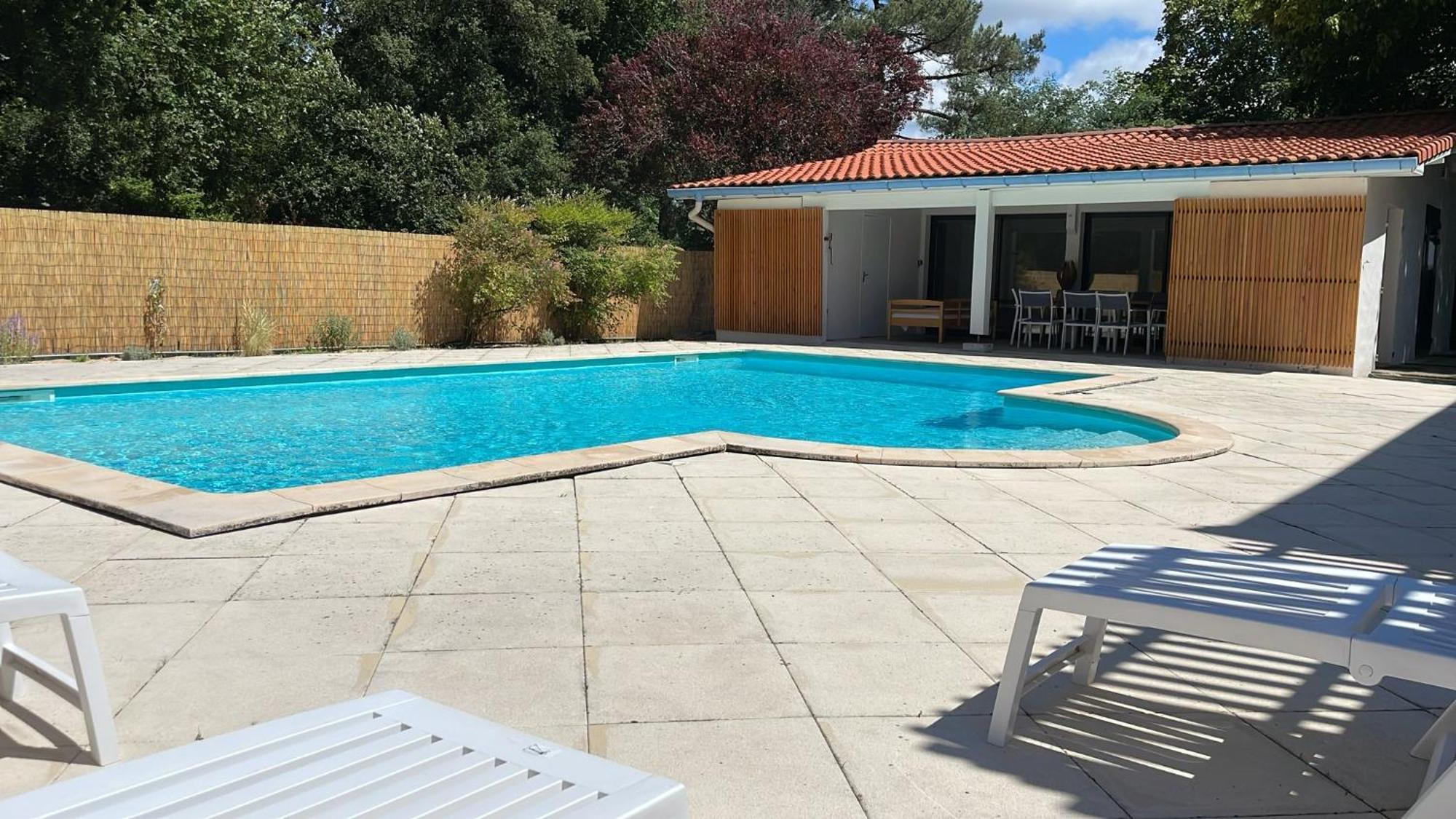 Maison Dharma A 5Km De La Plage Avec Sauna Mimizan Extérieur photo
