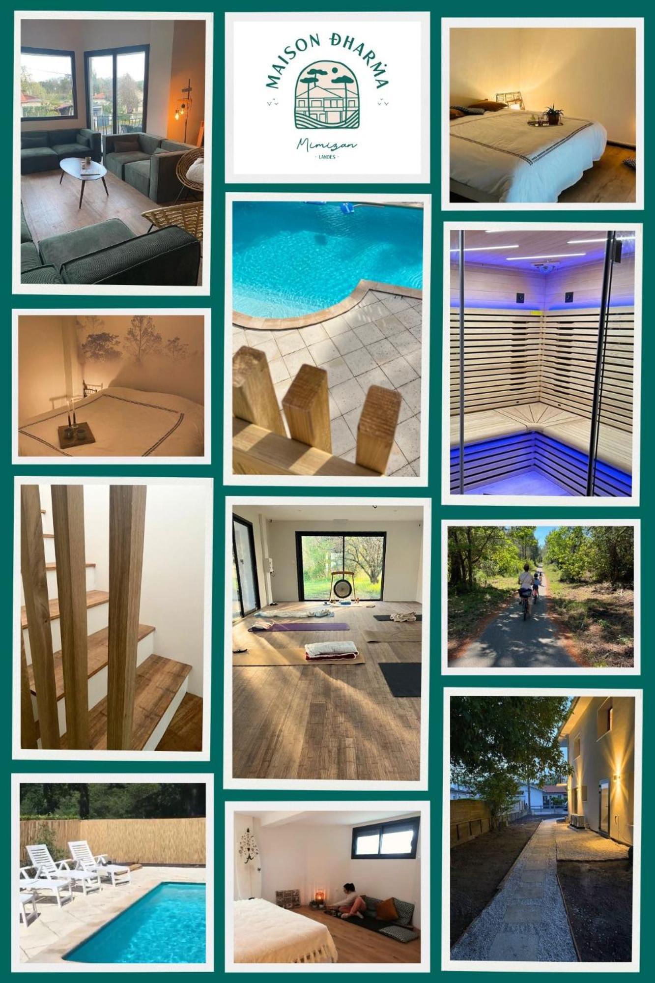 Maison Dharma A 5Km De La Plage Avec Sauna Mimizan Extérieur photo