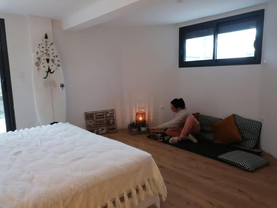 Maison Dharma A 5Km De La Plage Avec Sauna Mimizan Extérieur photo