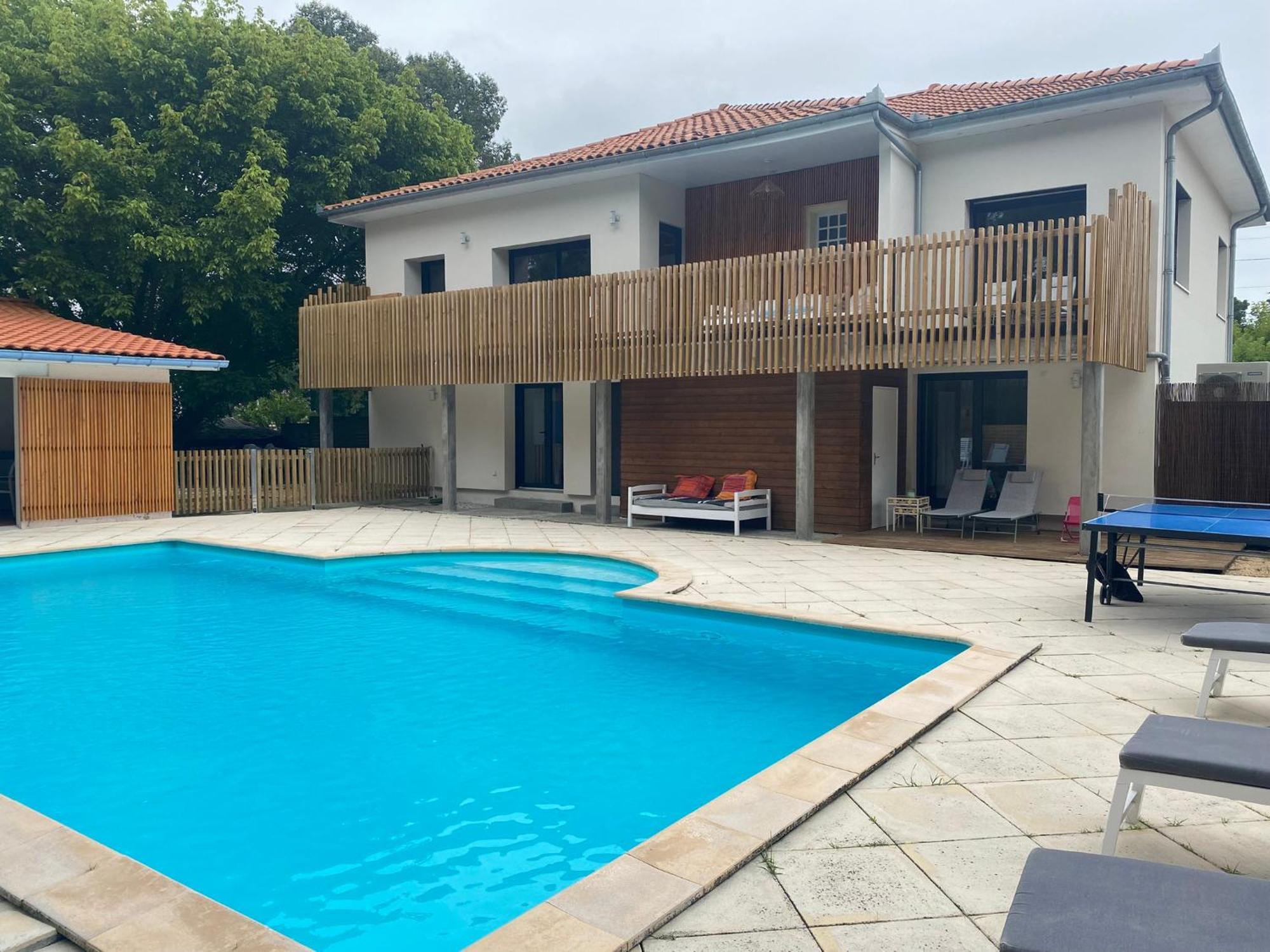 Maison Dharma A 5Km De La Plage Avec Sauna Mimizan Extérieur photo