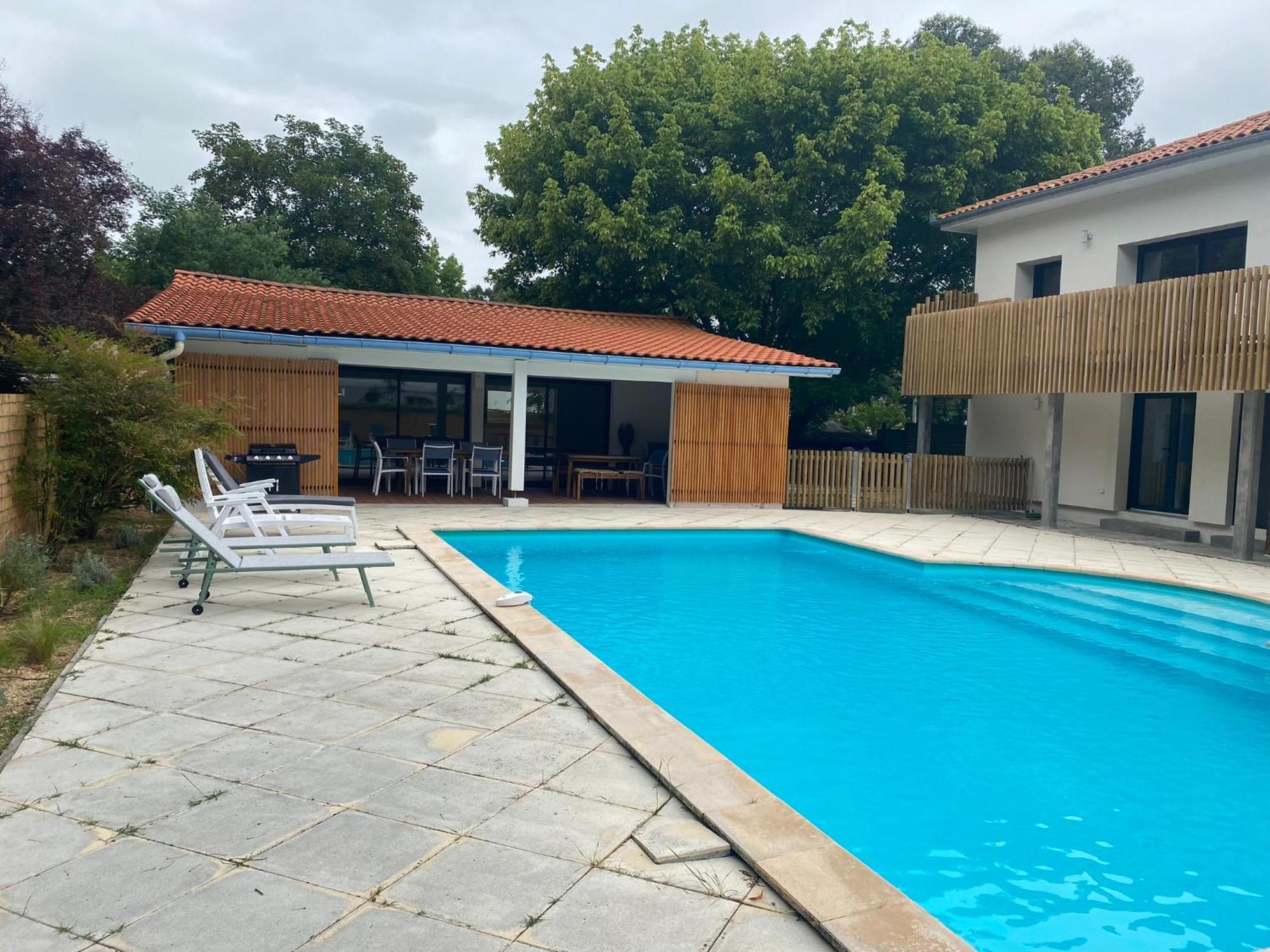 Maison Dharma A 5Km De La Plage Avec Sauna Mimizan Extérieur photo